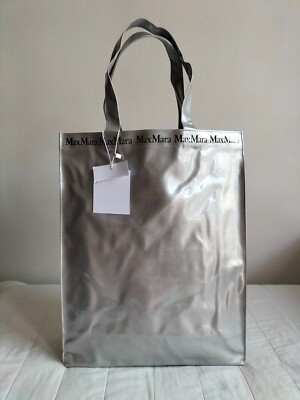 New patent faux leather shopper Bag Max Mara Weekend Borsa shopper vernice Nuova