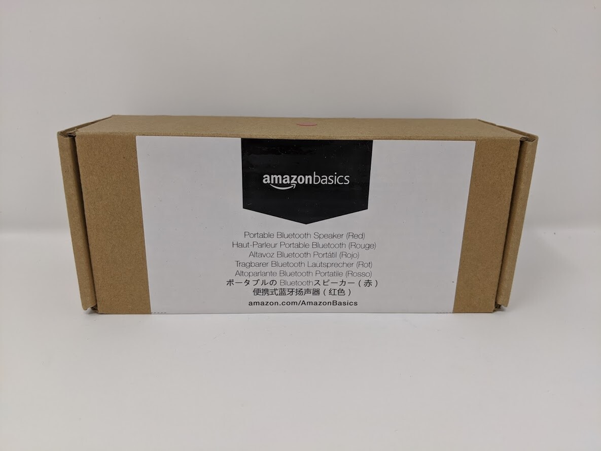 amazonbasics portable wireless bluetooth speaker