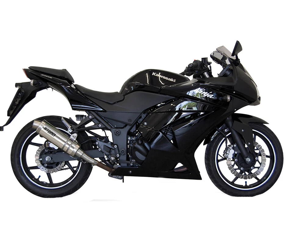 Storm by Mivv GP Stainless Steel Exhaust for Kawasaki Ninja 250r 2008 > 2013 - Image 2 of 4