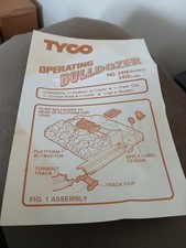 Tyco US 1 Operating Boulder Loading Bulldozer Instruction Booklet Manual