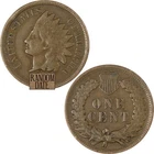 Lot of 1, Indian Head Cent Random Date, Average circulated Condition.