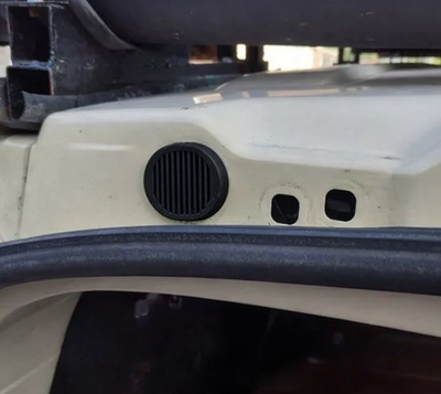 #ad VW Transporter T5 T5.1 Rear Door Vent Cover – Black – Pressure Relief Air Vent GBP 3.64