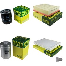 MANN-FILTER Inspektionspaket Filterset passend für Audi A6 2.4 2.8 4B C5 4B2