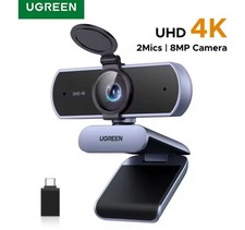 UGREEN 4K Webcam 8MP Auto Focus USB Camera Noise Cancelling Mic for PC