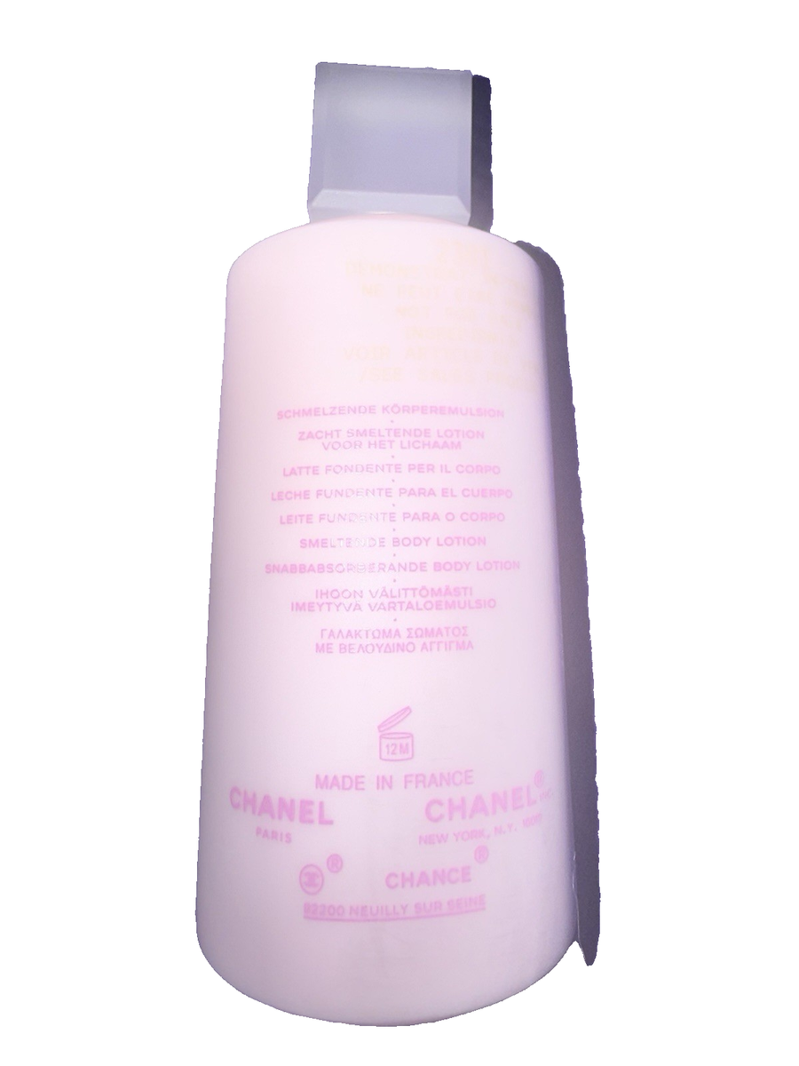 new CHANEL Chance Eau Tendre Body Lotion 6.8 oz 200ml NEW no Box