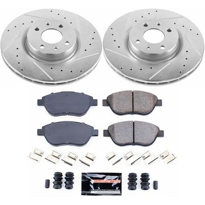 Power Stop K6426 Z23 Daily Driver Brake Pad and Z23 Evolution Brake Rotor Kit