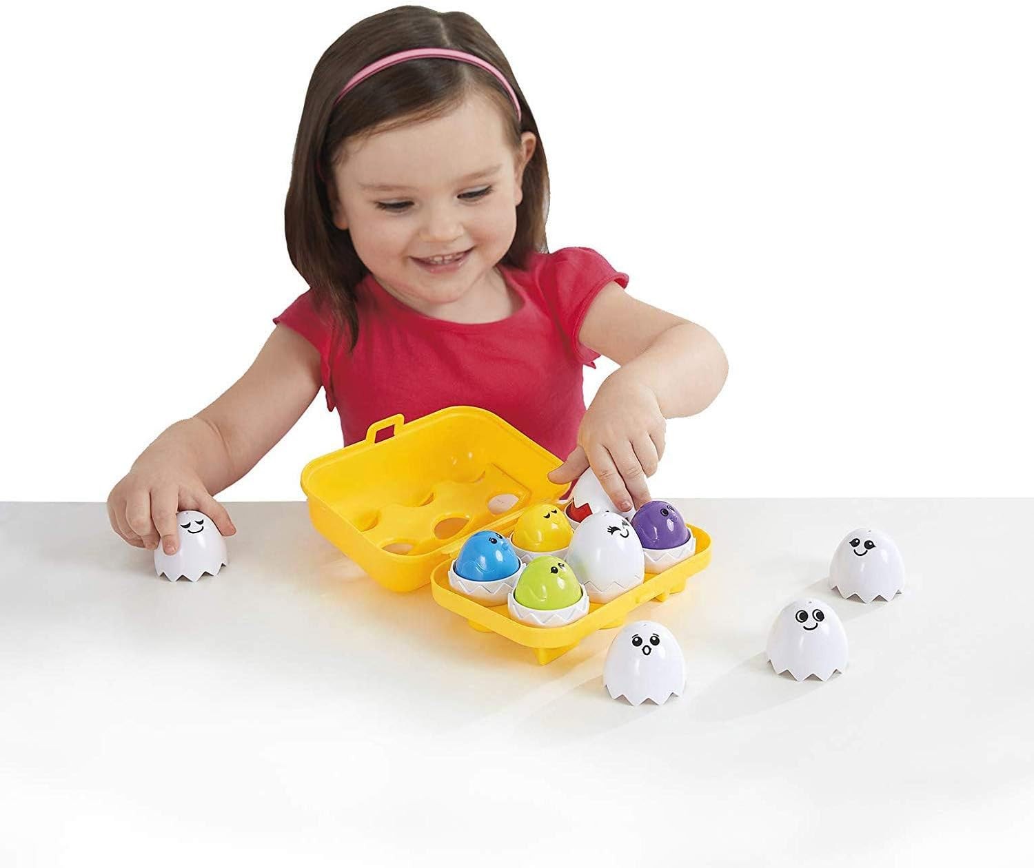 Kidoozie Peek N Peep Eggs - Mentally Stimulating Sorting & Stacking Toy for... 