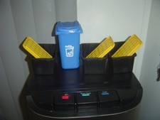 New Lowe’s 3 Teeny Tote's, Plus 1 Mini Garbage Bin