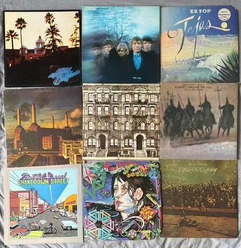 Vinyl Lot Led Zeppelin Pink Floyd Neil Young Rolling Stones Grateful Dead more