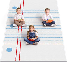 5 X 7.6 Ft Large Classroom Rug Elementary Educational Area Rug Kids Room Childre