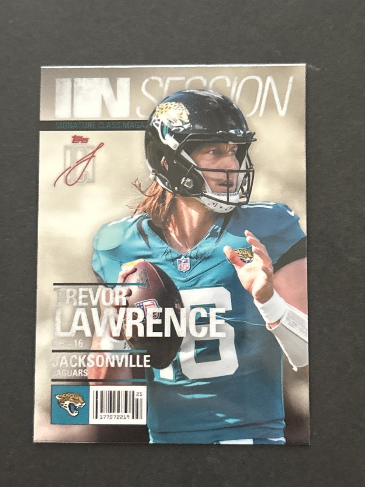 2025 Topps Signature Class Trevor Lawrence In Session Insert #IS-10 Jaguars