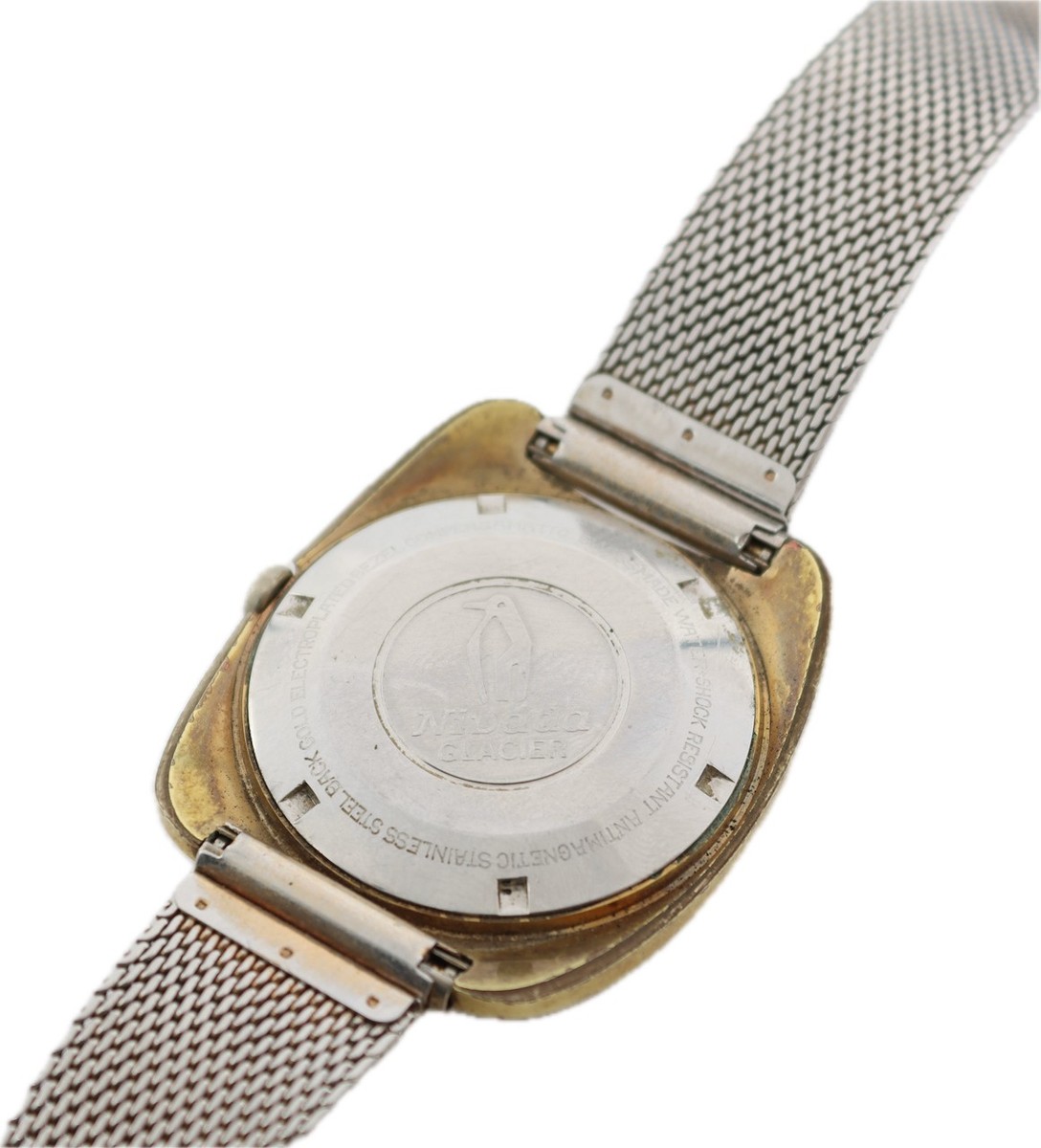 <廃盤品> VITRIINI(sand) Vintage 36mm Nivada Antarctic Glacier Men's Automatic Wristwatch