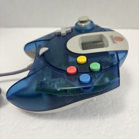 SEGA Dreamcast Controller & VMU Blue Atomic HKT-7700 Lot Tested New Battery Set