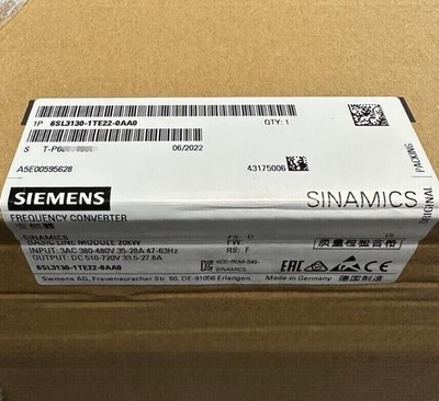 6SL3130-1TE22-0AA0 SIEMENS SINAMICS S120 BASIC LINE MODULE by Expedited Delivery