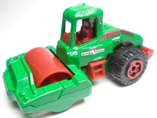 2022 MATCHBOX METRO ROAD ROLLER STREET WORKS GREEN DIECAST 2 3/4" VEHICLE W/ RED