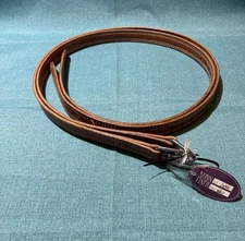 NEW Nunn Finer Nylon Center Stirrup Leathers 1”x54” Chestnut