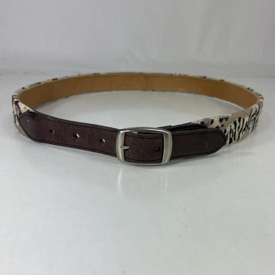 Cinturón punta aguja jirafa y cebra - talla 33 Foto 2 de 4