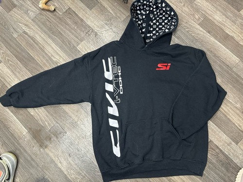 Honda Civic Hoodie I-vtec Dohc Si Mega Size Large