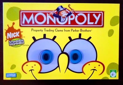 Monopoly SpongeBob SquarePants Edition Replacement Pieces 2005