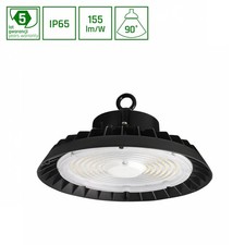 LED 100-200W Hallenleuchte 31000lm schwarz 230V IP65 Kalt 6500K 0-10V DIMMBAR