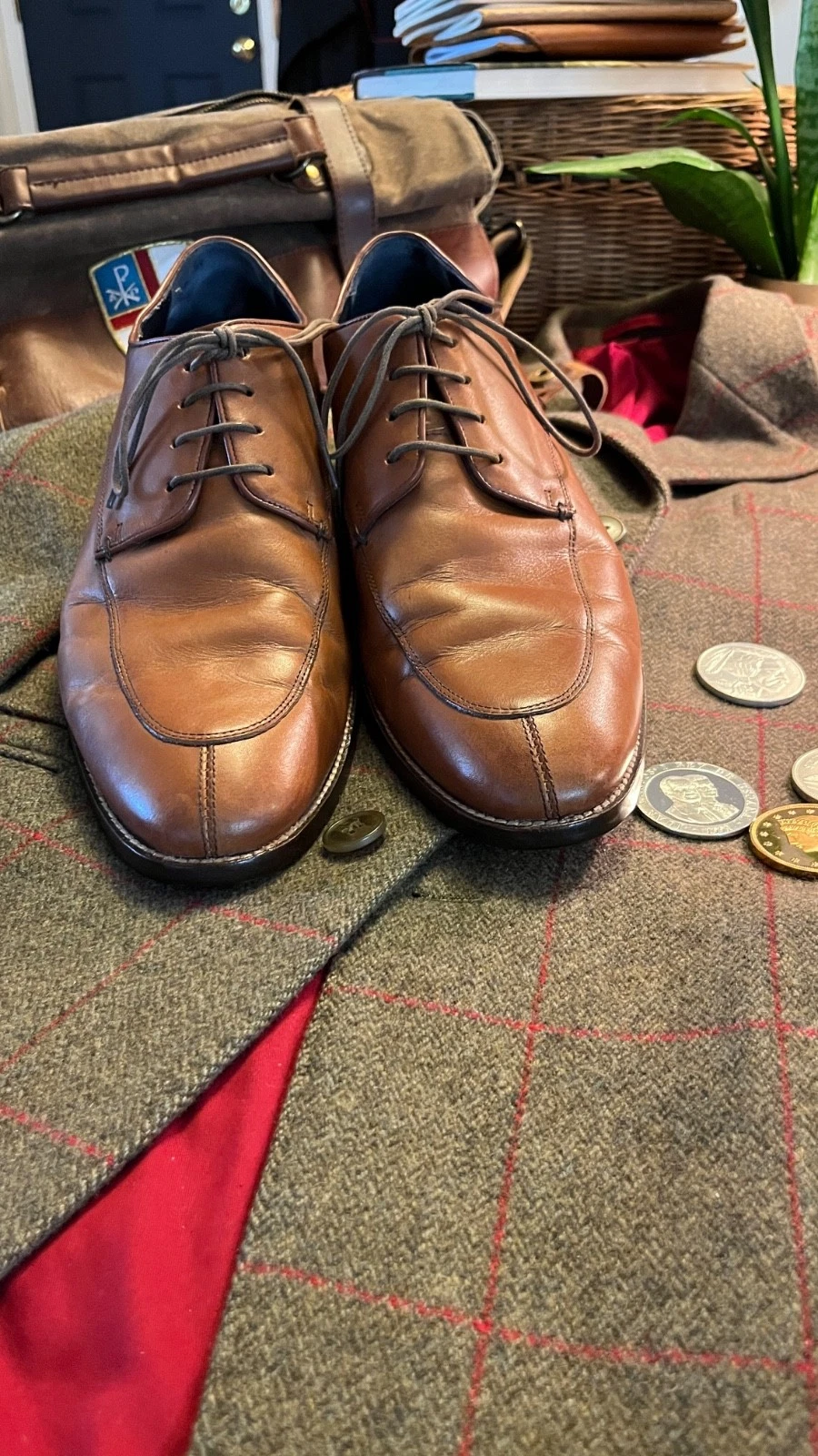 NIKE SCARPE ELEGANTI COLE HAAN IN PELLE DI DESIGN PUNTA SPACCATA 9 5 Ottime!