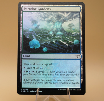 Paradox Gardens | 258 | Foil | Land | Secrets of Strixhaven | MTG