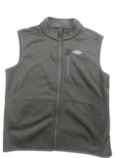 Aftco Vest Kids Boys Size XL Gray 18 yrs Full Zip Pockets