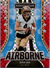 2023 Panini Rookies & Stars #AI-23 Derek Carr Airborne Red Plaid