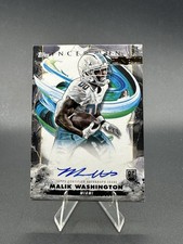 Malik Washington 2024 Topps Inception Rookie On Card Auto Miami Dolphins. rookie card picture