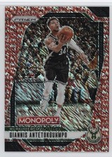 2024 Panini Prizm Monopoly Millionaire Red Shimmer 76/100 Giannis Antetokounmpo