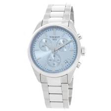 Tissot PR 100 Chronograph Quartz Ice Blue Dial Men's Watch T150.417.11.351.00