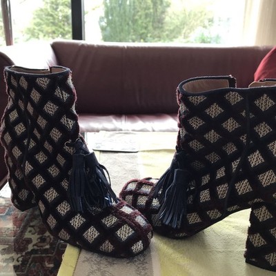 Pollini  Damen Stiefelette Boots  EUR 36 Nr. 23-U 2992