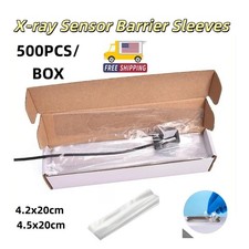 500Pcs Dental Disposable Plastic Cover Digital X-ray Sensor Barrier Sleeves