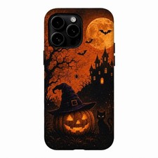 Halloween Phone Case Vintage Pumpkin Ghost Black Cat Phone case