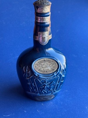 Chivas Royal Salute 21 Year Wade Ceramic Decanter Brown   Vintage Scotch Whisky 