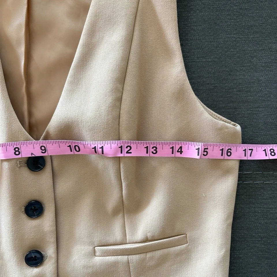 Chaleco tostado para mujer Zara. S Foto 2 de 4