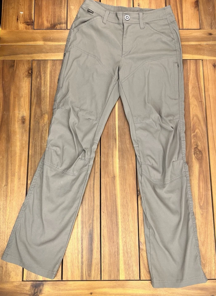 KUHL Renegade Pants Boys SZ M 10/12 in Taupe Outdoor Hunting Pockets Adjustable - Image 2 of 4