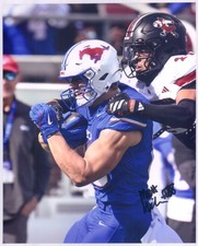 MATTHEW HIBNER - Signed/Autographed - SMU MUSTANGS - Photo w/COA