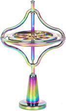 Metal Gyroscope Anti-Gravity Spinning Top Balance Toy Gift Colorful
