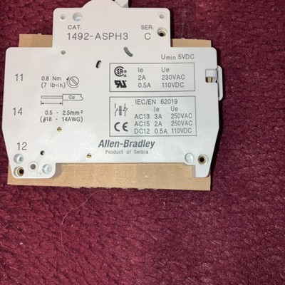 allen bradley 1492-ASPH3 Serie C