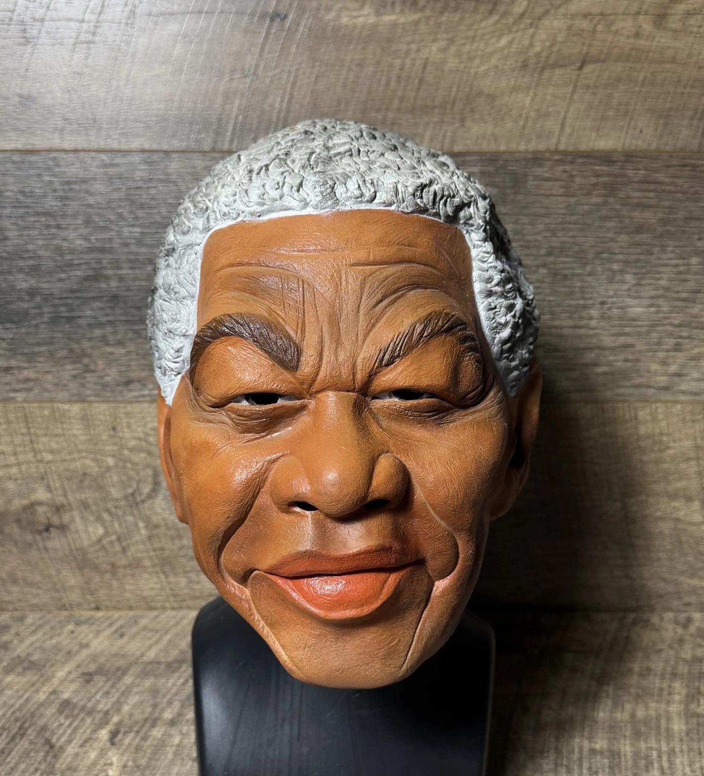 Vintage Nelson Mandela Cesar Masquerade latex Face Mask Fancy Dress 1994 NOS