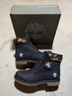 Timberland Heritage 6in Waterproof Boot Black Nubuck Camo A2KC3 Mens Size 12