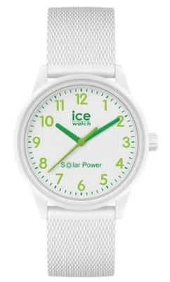 Ice-Watch ICE 018739 solar power Nature Numbers Small Damenuhr Silikon weiß Neu - Bild 1 von 3