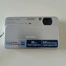 SONY Cyber Shot DSC-T99 CCD 14.1MP 4x Optical Zoom Digital Camera-Silver