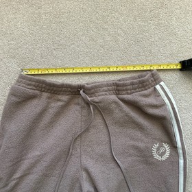 Victoria&rsquo;s Secret PINK Reverse Fleece High Waist Joggers Pants XL Iced Coffee