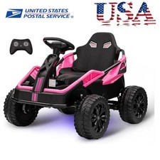 24V Ride On Toy for Big Kids 4x200W Electric Go Kart Safety First Battery-Powere