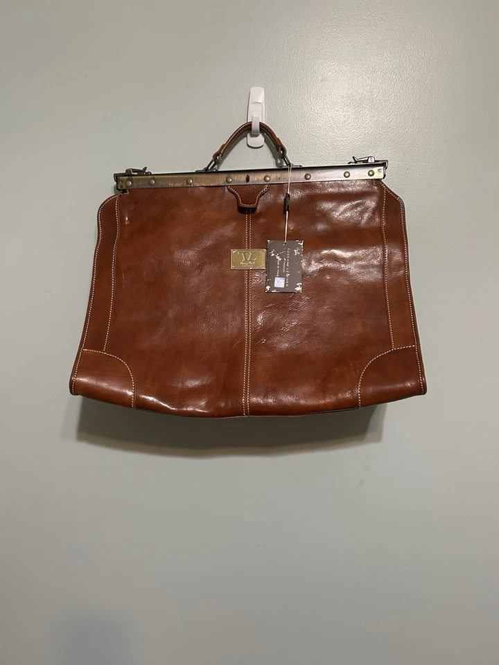 Bolso Mensajero de Viaje Firenza Madrid Cuero Toscana.   Foto 2 de 4