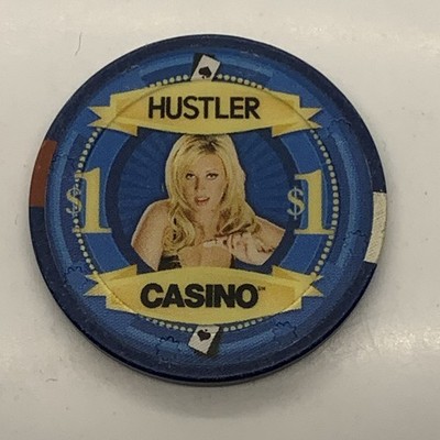 Hustler Casino Gardena California CA $1 Chip Card Room Sun Mold