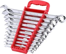 DURATECH Combination Wrench Set, SAE, 11-Piece, 1/4'' to 7/8'', 12-Point, CR-V S
