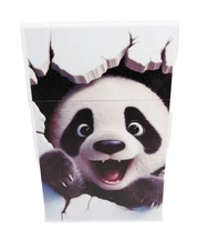 RYO Panda Bear Reg. King Size Push-N-Open Plastic White Cigarette Case
